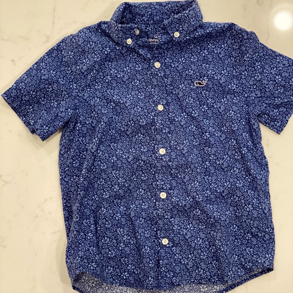 Kids’ Vineyard Vines short-sleeved collared shirt